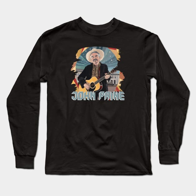 JOHN PRINE Long Sleeve T-Shirt by Pixy Official